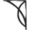 Ekena Millwork Miller Wrought Iron Bracket, (Triple center brace), Antiqued Silver 2"W x 7 1/2"D x 10"H BKTM02X07X10TMIASV - alternate 8